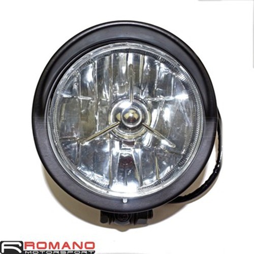 10mm Bolt Motorcycle Headlight For Harley Softail FXEF Rocker FXSTSS Chopper 12V - Afbeelding 8 van 8