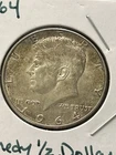 1964-P Kennedy Half Dollar 90% Silver 2-side Toning Free Shipping!