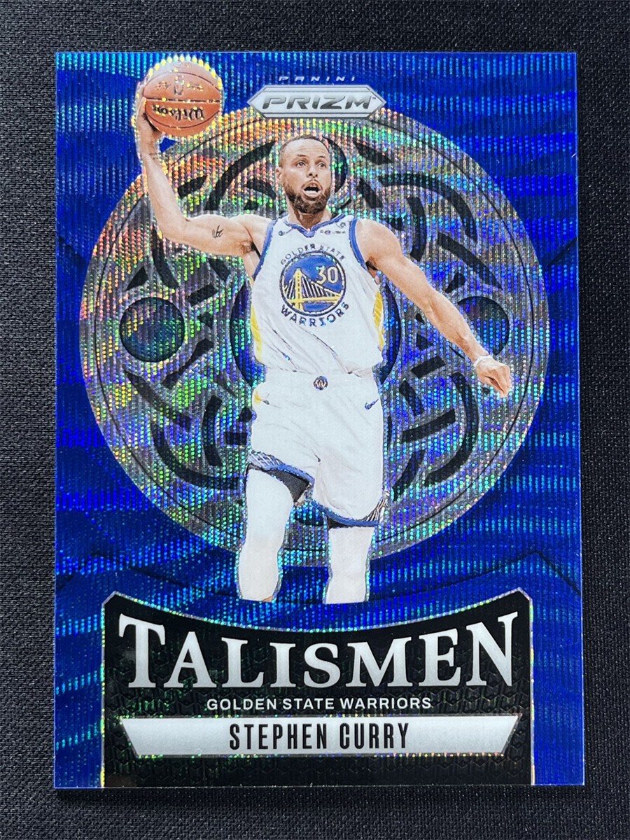 2024-25 Panini Prizm Stephen Curry #20 Blue Wave Prizm Fireworks Warriors /175