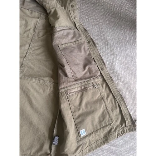 Magellans Travel Gear Mens XL Khaki Utility Vest Multi-Pocket RFID Safe Fishing image 5