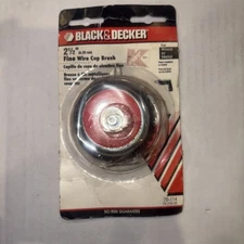 New Black & Decker 70-114 2 1/2" Fine Wire Cup Brush