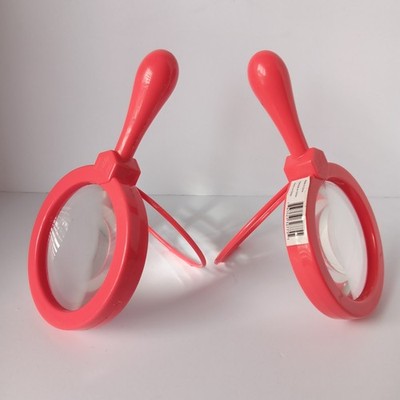 (2) Student Thick Durable Magnifying Glasses-Thick Plastic