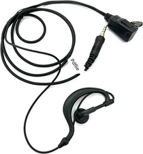 1pin 3.5mm S/P 4C Thread Two Way Radio Accessories Earpiece with PTT Mic... 