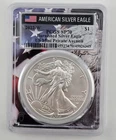 2022 W American Silver Eagle Dollar Coin Burnished Sp70 PCGS  West Point