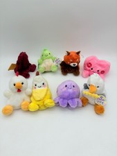 Aurora Palm Pals Lot Bean Bag Chunky Shelf Sitter Food  Fish Birds Heart Holiday