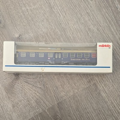 Märklin HO Gauge Passenger Car Deutsche Bahn 4299 Blue Gold 1:87 Model Railroad