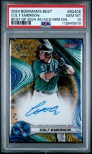 2024 BOWMAN'S BEST BEST OF 2024 AUTOS #B24CE COLT EMERSON 42/50 PSA 10