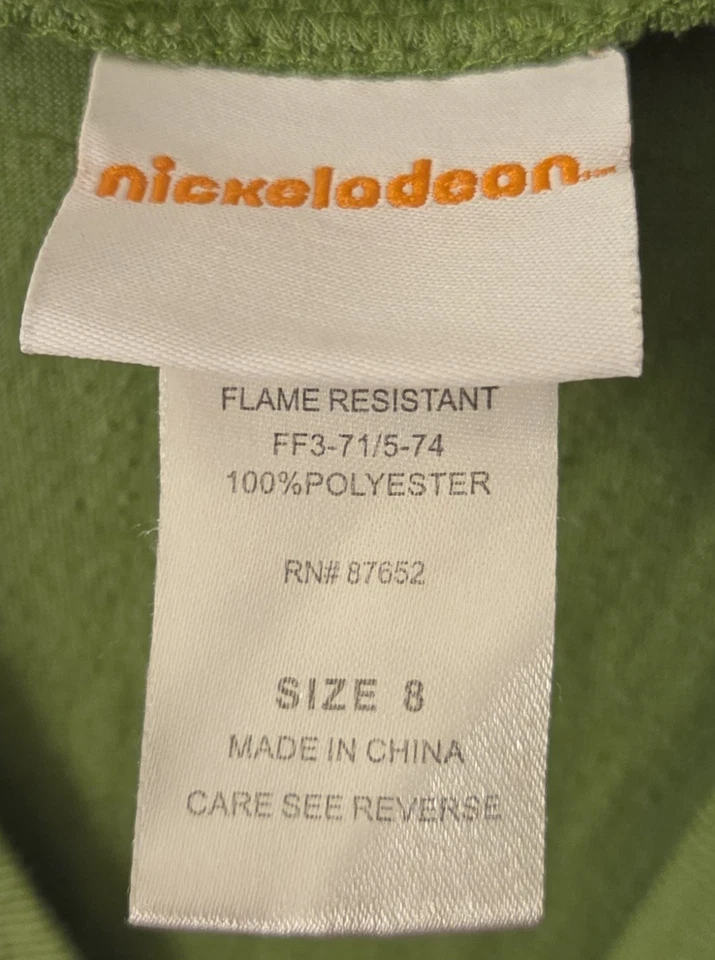 Juego de pijama Nickelodeon TMNT niños talla 8 "¡Di pizza!" Camisa y pantalones de manga larga Foto 4 de 4