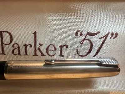 Parker Stift Bleistift Mechanical Schwarz Mit Stein Schneiden Raute Gelb Vintage