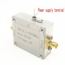 12V RF Wideband Amplifier 1-9300MHz Gain 22dB High Frequency Amplifier