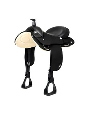 Abetta Western Saddle Waterproof Trail Gaited 16 Black 20582