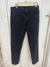Vintage 90s Levis 505 Red Tab Jeans 35x31 Black Made in USA 1995 40505-0260
