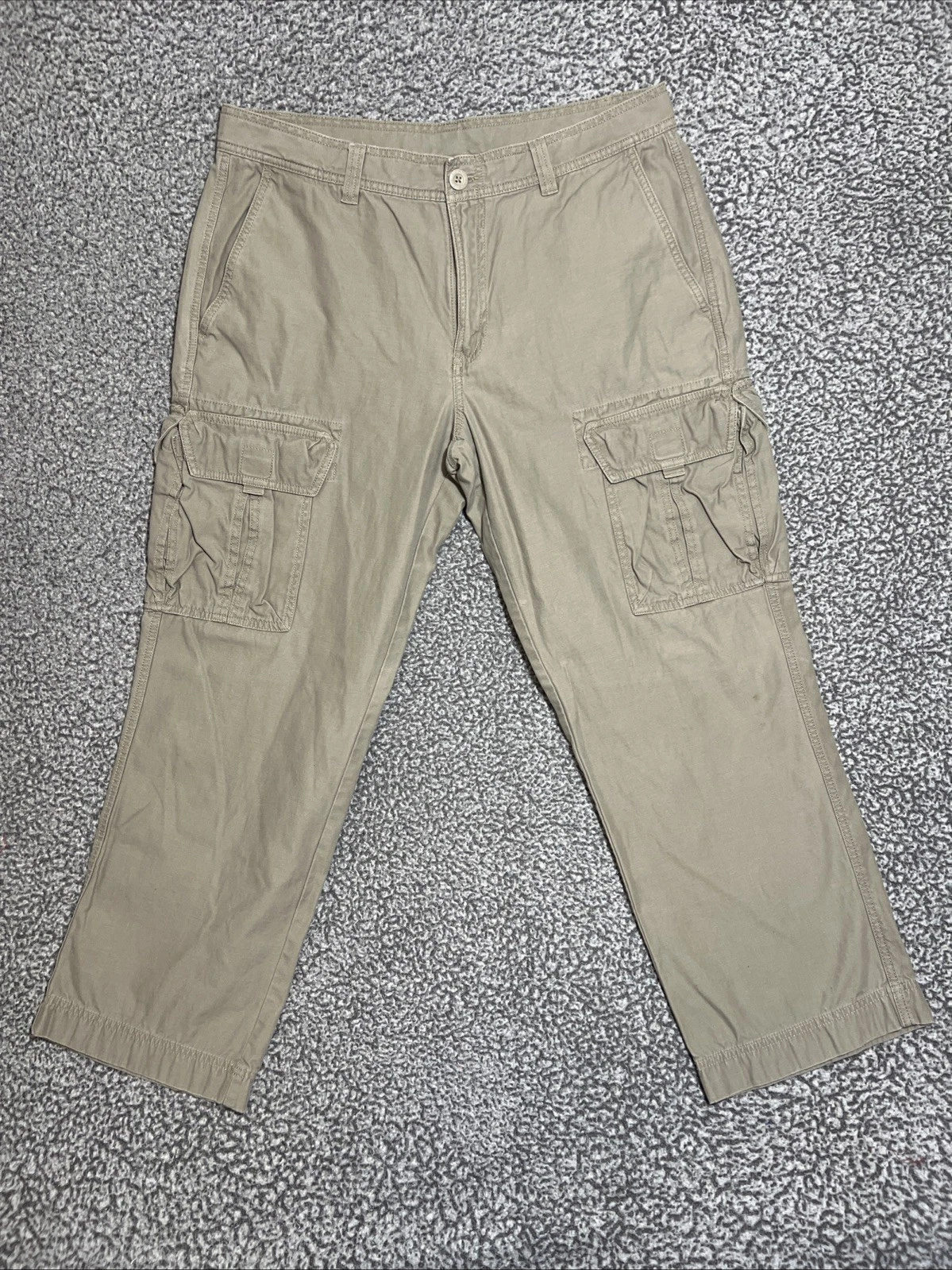Hiking Cargo Pants The North Face Mens Khaki Utility Outdoor Size 36x28*