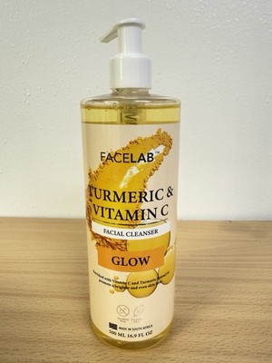 Facelab Turmeric & Vitamin C Facial Cleanser   16.9 fl oz (500 mL) Glow