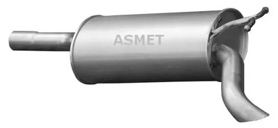 Endschalldämpfer 01.030 ASMET für MERCEDES-BENZ E-KLASSE