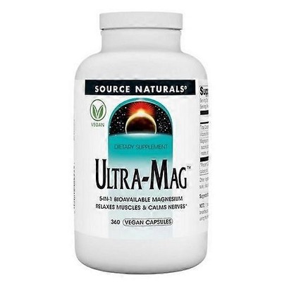 Source Naturals Ultra-Mag 180 Veggi Kapseln Magnesium Komplex, Muskeln & Nerven