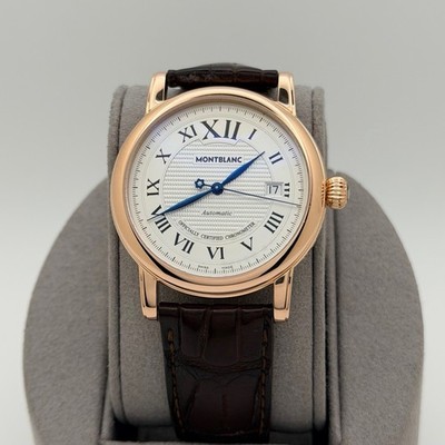 Montblanc Star Automatic 101640 40mm 18K Rose Gold Box | eBay