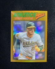 2026 Topps Heritage Baseball Gold #103 Brent Rooker 24/50 Athletics XF75