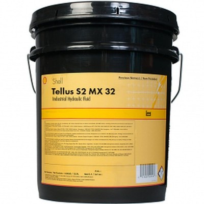 Shell Tellus S2 MX 32 Industrial Hydraulic Fluid 550045425 - 5 Gallon Pail
