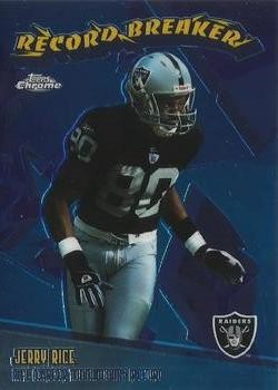 2003 Topps Chrome #RB12 Jerry Rice - Record Breakers HOF FREE SHIPPING!