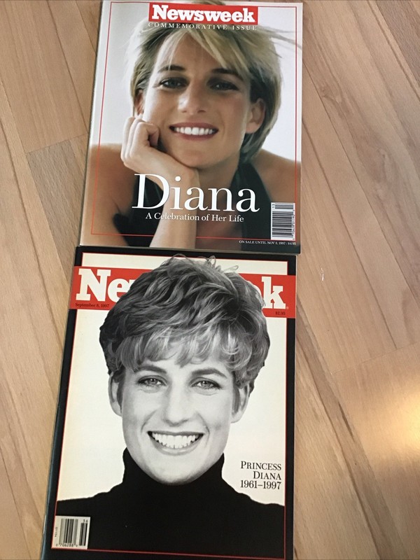 Princess Diana Newsweek Magazine 1997 Commemorative And Weekly Issue Lot 2