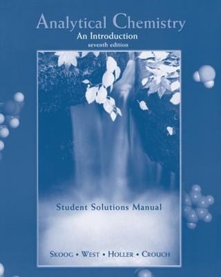 Analytical Chemistry : An Introduction F. James, Skoog, Douglas A