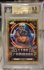 2024 Topps Chrome Cosmic Drew Brees Star Command Gold /50 BGS 9.5 HOF🔥