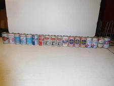 18 Vintage 1976 Collectible ~ 10 Brands ~Bicentennial Pull-Tab Beer Cans