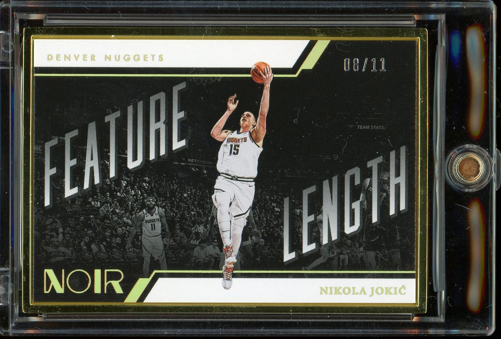 2022-23 Panini Noir NIKOLA JOKIC Feature Length Metal Frame FOTL /11