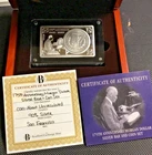 1878 175th ANNIVERSARY MORGAN 2oz Silver Bar with Original 1878-S MORGAN DOLLAR