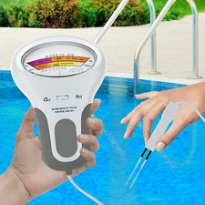 Portable PH Water Quality Tester Meter Analysis Chlorine Swimming Pool Test Kit