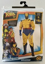 Xmen '97 Wolverine Cosplay Costume With Mask  Claws Adult Plus Size 2XL New