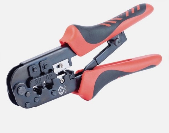 CK Tools Ratchet Crimping Pliers For Modular Plugs 6/8P T3852A
