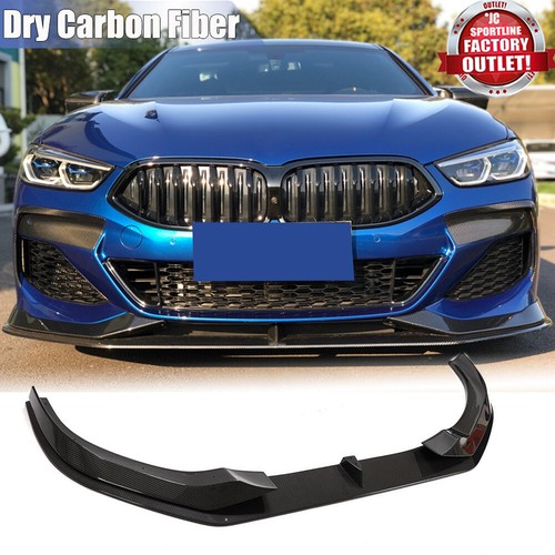 Dry Carbon Fiber Front Bumper Lip Spoiler for BMW 8 Series G14 G15 G16 ...