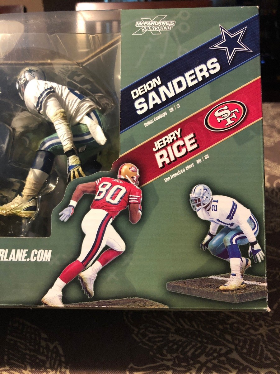 【美品】NFL Deion Sanders & Jerry Rice フィギュア 2005 McFarlane NFL 2 Deion Sanders vs Jerry Rice Cowboys- 49ers | eBay
