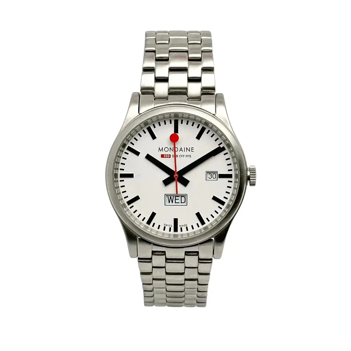 Mondaine day date new arrivals
