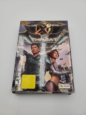 X2 - The Threat (PC, 2003) PC Vintage Computer Game THQ with Retail Box/Manual
