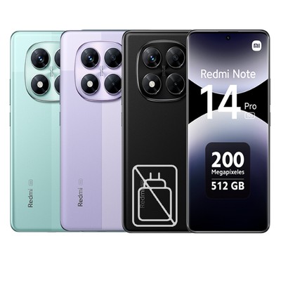 Xiaomi Redmi Note 14 Pro 5G Smartphone 8+256GB 200MP Dual SIM 6,67'' 45W Global