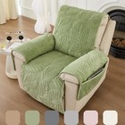 89 in Large Recliner Cover Leaf Embossed Lazy Boy Chair Cover Slipcover for Pets