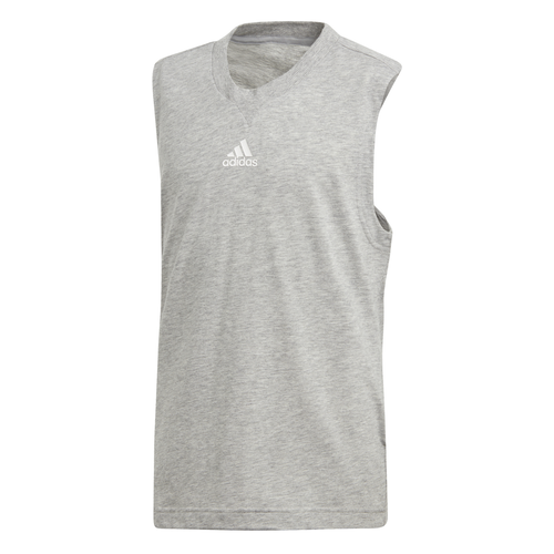 Adidas Girls Sleeveless T-Shirt Grey 