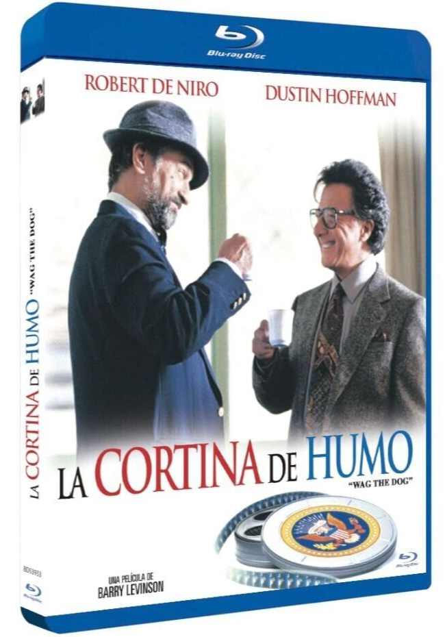 La Cortina de Humo (Sesso & potere) Barry Levinson Blu-ray import audio italiano