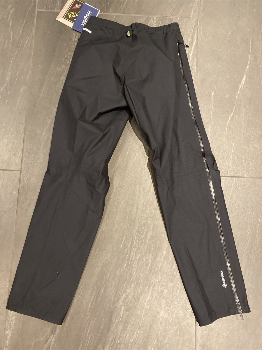 Haglofs GTX Pants Women True Black Long in Small BRAND NEW