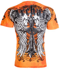 ARCHAIC AFFLICTION T-shirt uomo LUSTROUS ali teschio biker S-5XL $40