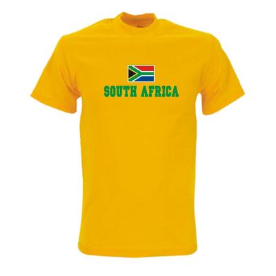 T-Shirt SÜDAFRIKA (South Africa), Flag Shirt Herren Fanshirt (WMS02-61a)