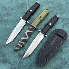 11'' New CNC A8 Steels Blade Craton Handle Survival Hunting Tactics Knife VTH53