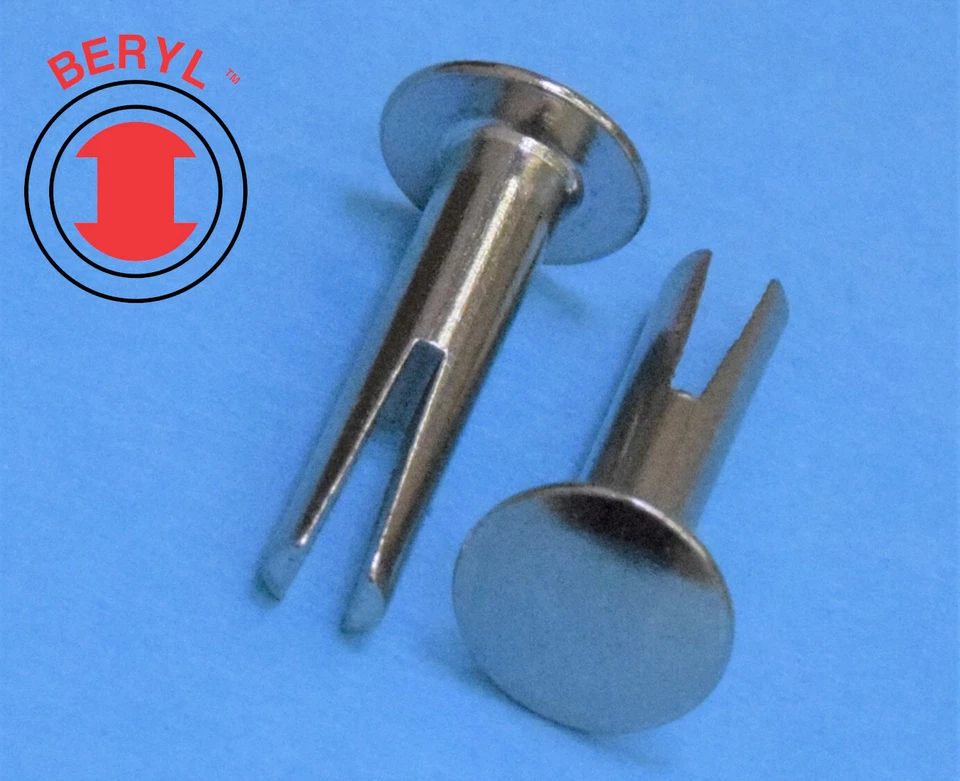 TOP QUALITY SPRN9340, Nickel Plated Split Rivet 9/64"X3/4" - 100pcs