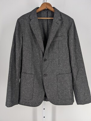 Club Monaco Gray Speckled Sample Blazer Jacket Sport Size 40