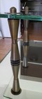 VINTAGE HOLLYWOOD REGENCY GLASS SIDE TABLES PAIR — photo 5