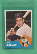 1963 Topps Boston Red Sox Eddie Bressoud # 188 NM-MT Tough Card !!!