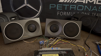 Rare TECHNICS RW-9300SZ Car 2Way Audio System Speaker Input 25w